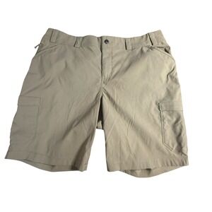 Duluth Trading Co Womens Dry on the Fly Mid Rise 10"‎ Shorts Size 18 Khaki NWT